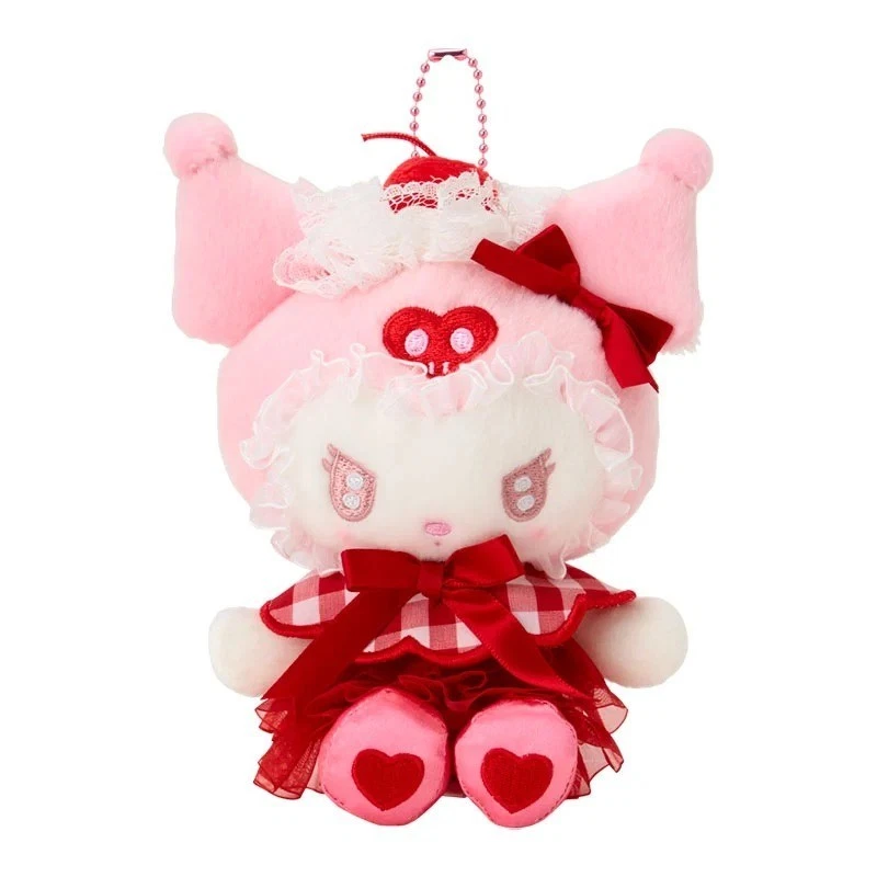 Sanrio Kuromi Whipped Cherry Plush Mascot Keychain